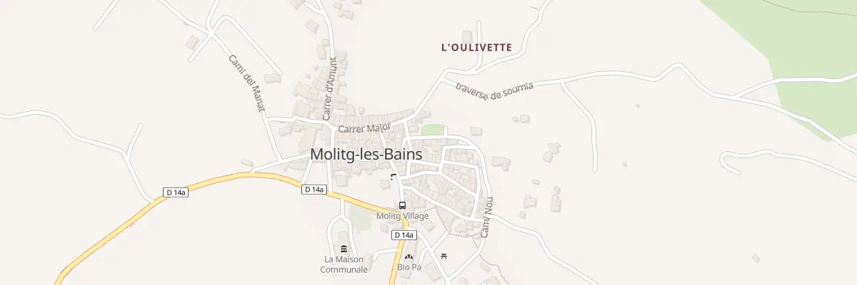 Plan du 226A Le Village à Molitg-les-Bains