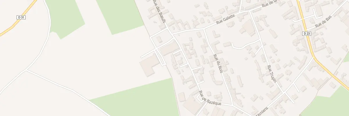 Plan du 6 Rue de Bazeque à Beauquesne