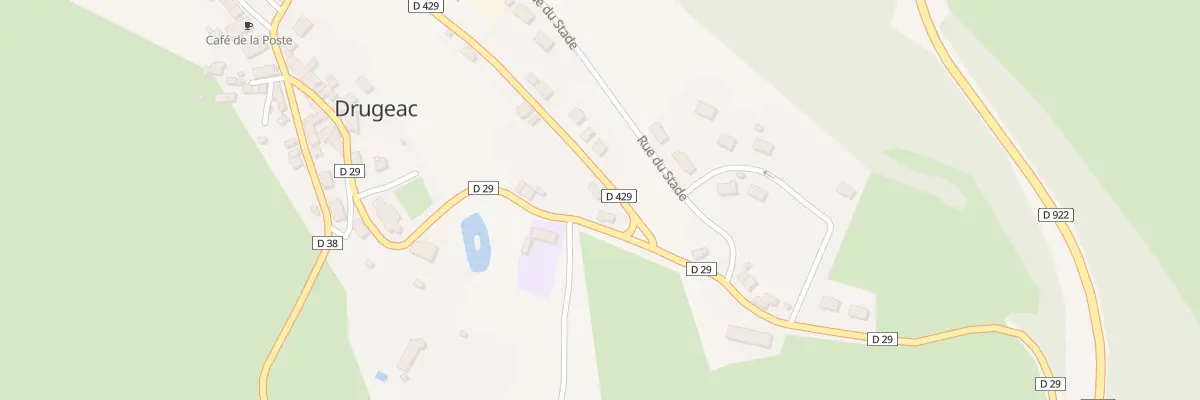 Plan du 5177 Le Bourg à Drugeac