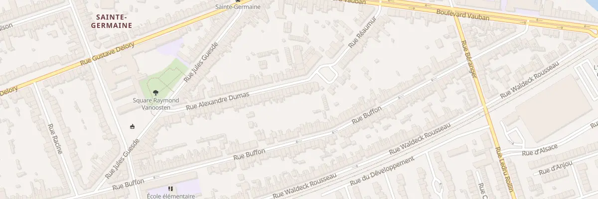 Plan du 74 Rue Alexandre Dumas à Coudekerque-Branche