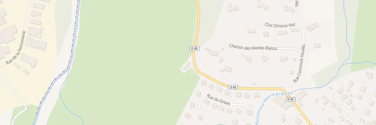 Plan du 265 Rte du Golf de La Barouge à Pont-de-Larn