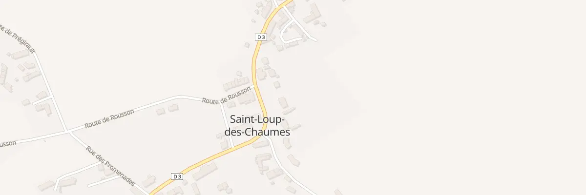 Plan du 3 Rte de Bigny à Saint-Loup-des-Chaumes