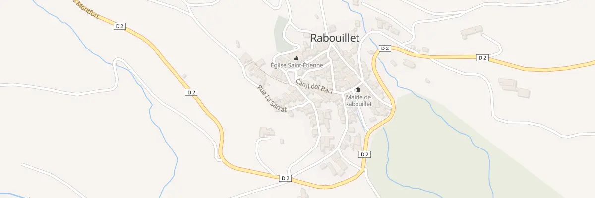 Plan du 66 Le Village à Rabouillet