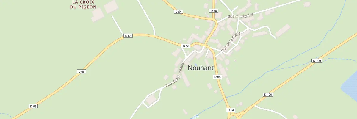 Plan du 8 Rue de la Fontaine à Nouhant