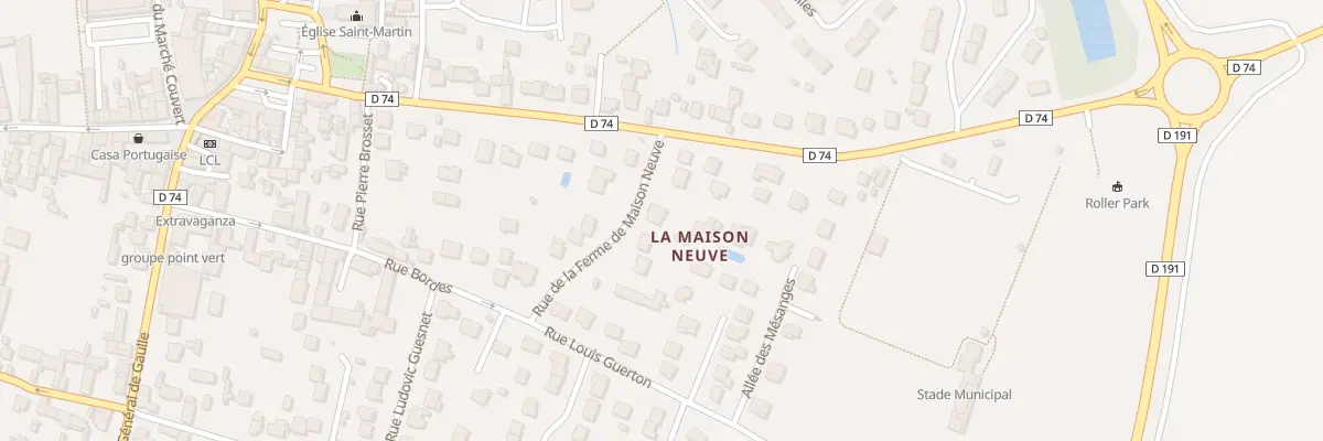 Plan du 2 Rue de la Ferme de Maison Neuv à Ballancourt-sur-Essonne