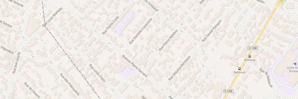 Plan du 40B Rue Pierre Rebière à Garges-lès-Gonesse