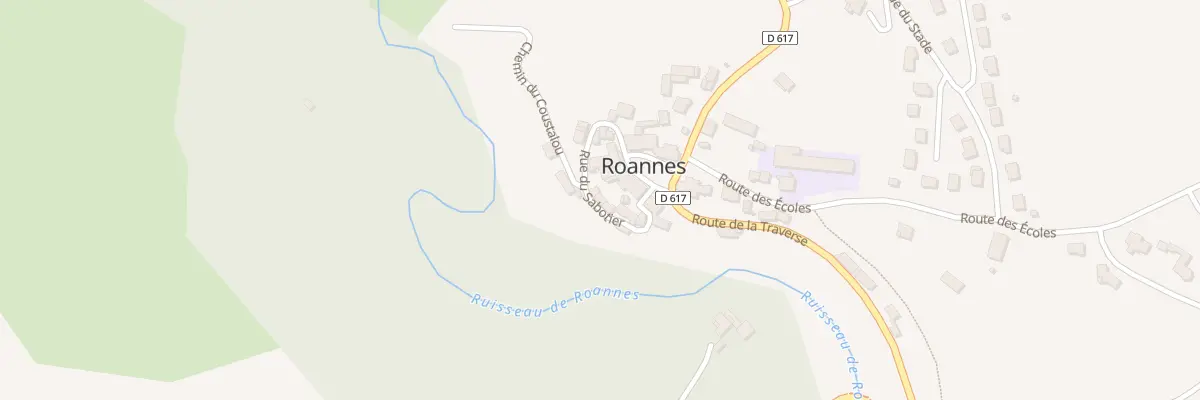 Plan du 7 Rue du Sabotier à Roannes-Saint-Mary