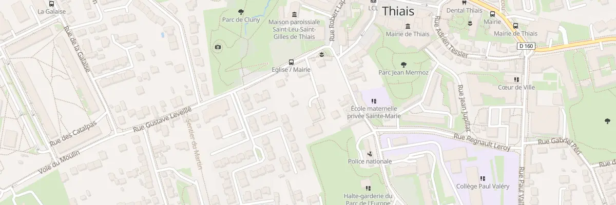 Plan du 5 Rue Gustave Léveillé à Thiais
