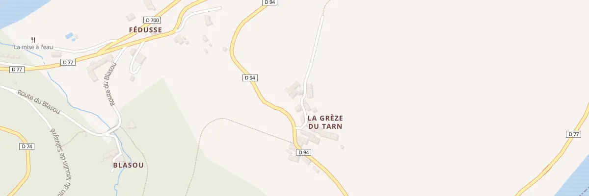 Plan du 11 Che de la Greze à Ambialet