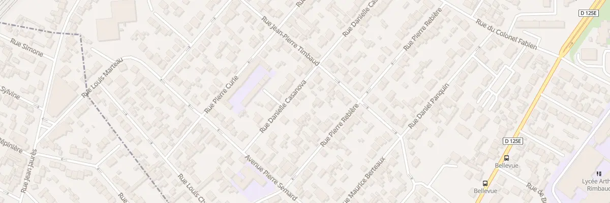 Plan du 27 Rue Daniele Casanova à Garges-lès-Gonesse