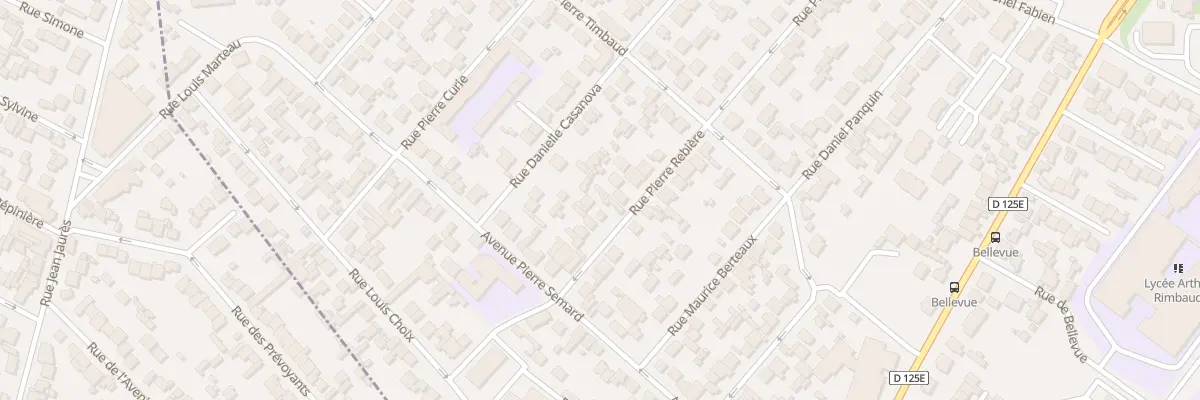 Plan du 38B Rue Pierre Rebière à Garges-lès-Gonesse
