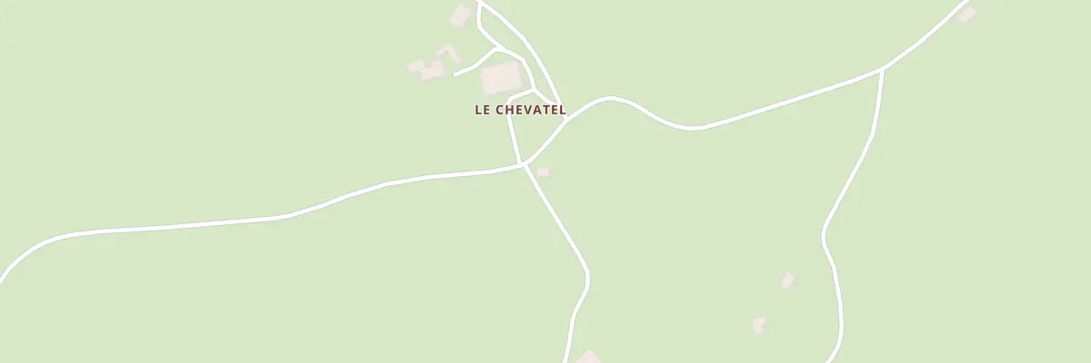 Plan du 5053 Le Chevatel à Lamazière-Haute
