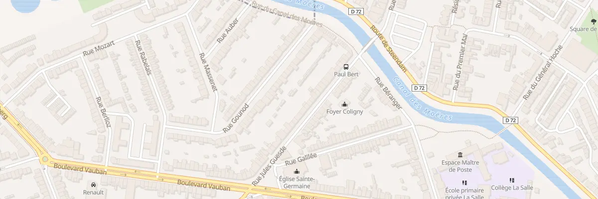 Plan du 241 Rue Jules Guesde à Coudekerque-Branche