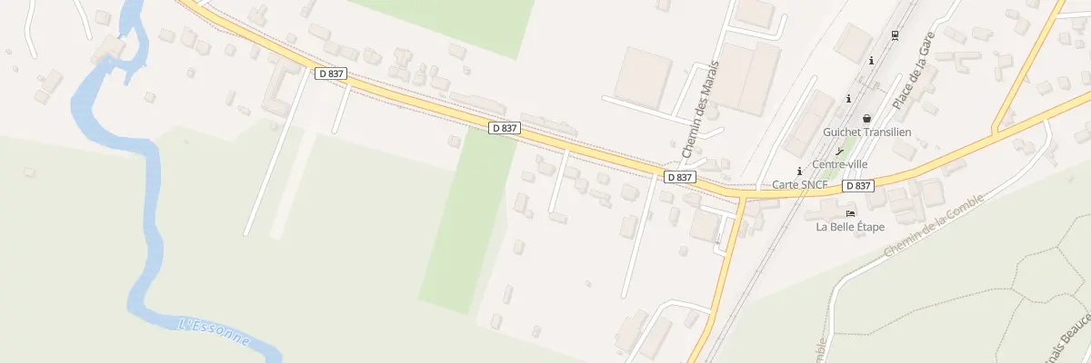 Plan du 54 Av du Gen de Gaulle à Maisse
