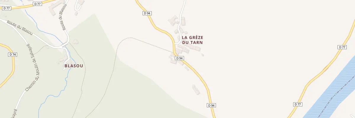 Plan du 620 Rte Route d’Alban à Ambialet