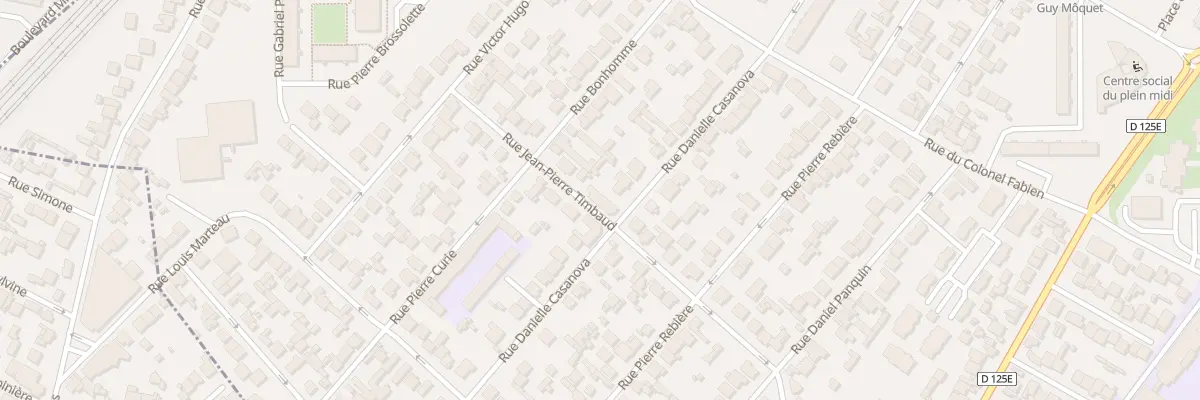 Plan du 24 Rue Daniele Casanova à Garges-lès-Gonesse