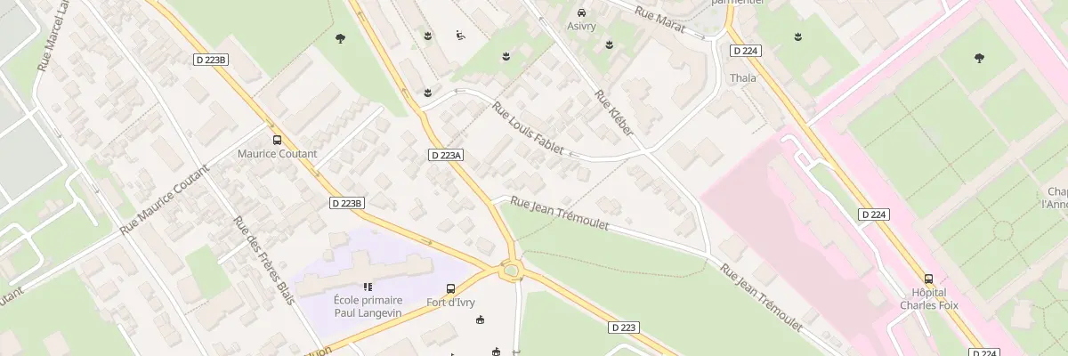 Plan du 54 Rue Jean Trémoulet à Ivry-sur-Seine