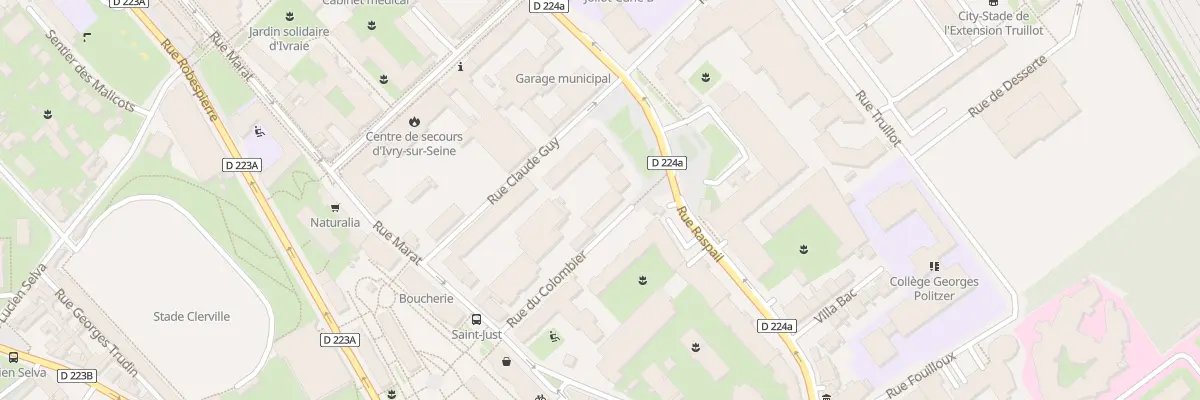 Plan du 7 Rue Claude Guy à Ivry-sur-Seine