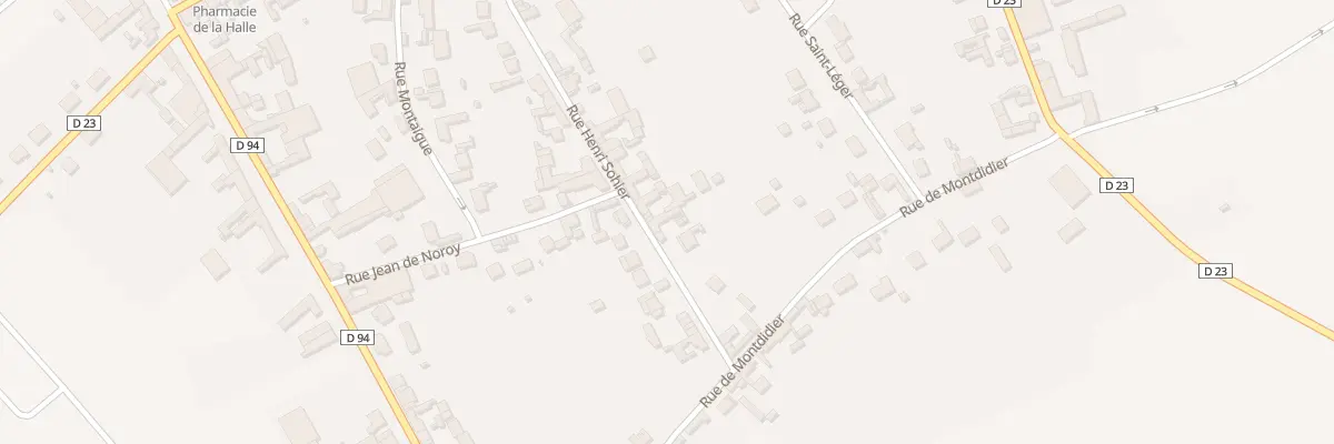 Plan du 29 Rue Henri Sohier à Ansauvillers