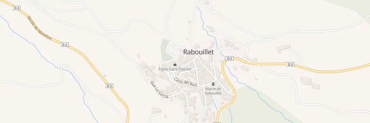 Plan du 43 Le Village à Rabouillet