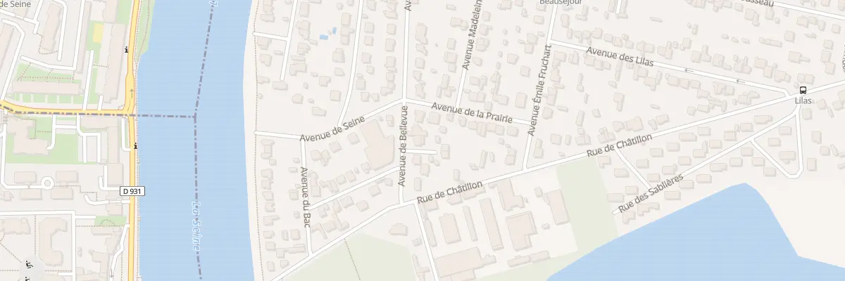 Plan du 10 Av de Bellevue à Draveil