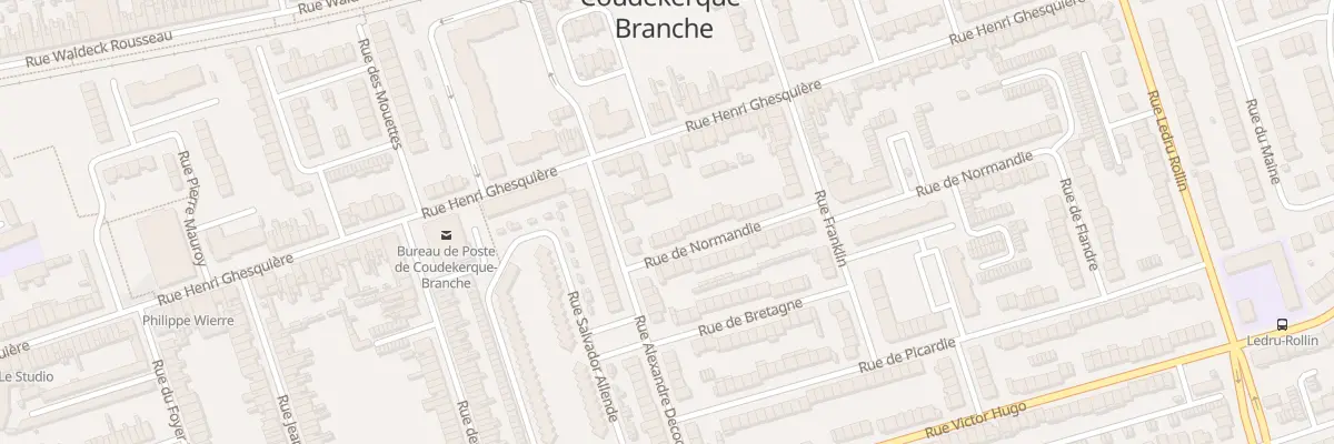 Plan du 5 Rue de Normandie à Coudekerque-Branche