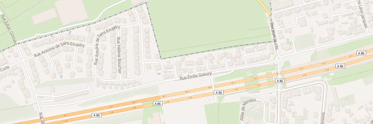 Plan du 3 All Speckaert à Thiais