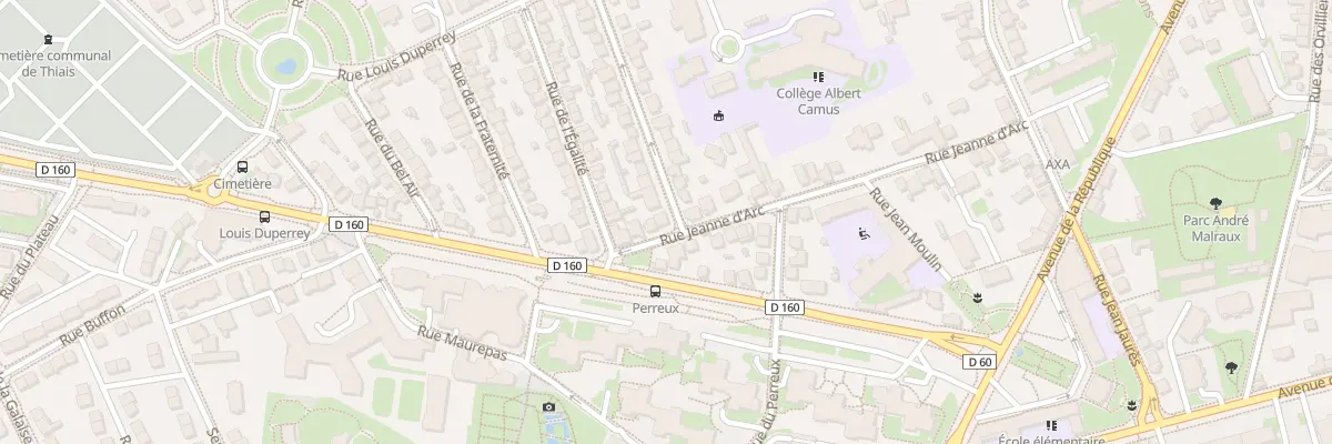 Plan du 1 Rue de la Liberté à Thiais