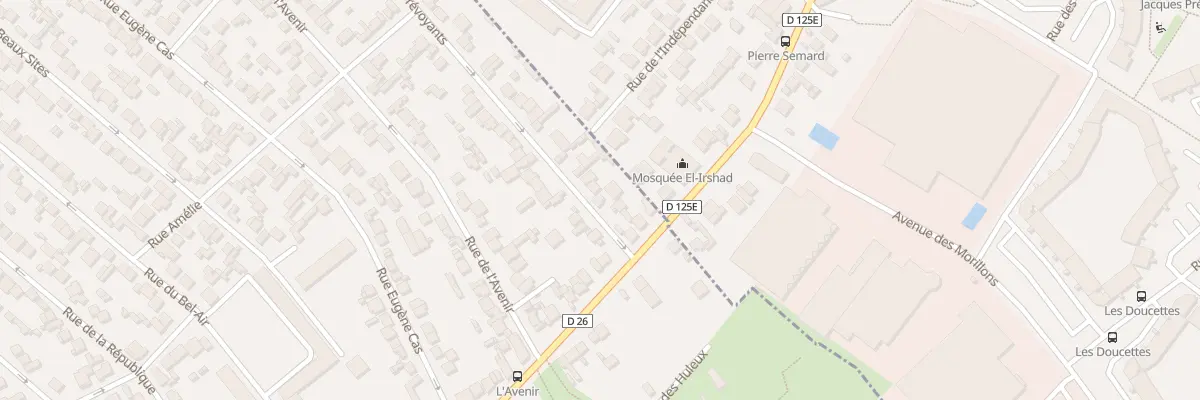 Plan du 6 Rue des Prévoyants à Stains