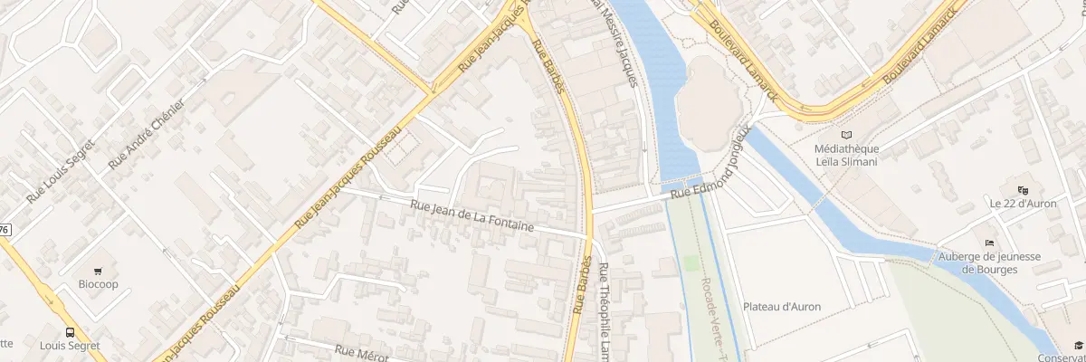 Plan du 28 Rue Barbès à Bourges