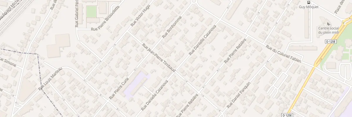 Plan du 22 Rue Daniele Casanova à Garges-lès-Gonesse