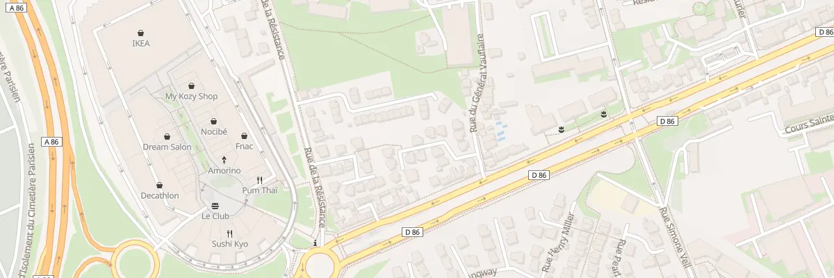 Plan du 6 Rue des Mélèzes à Thiais