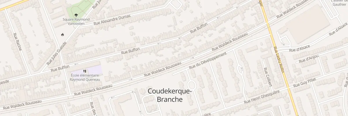 Plan du 94 Rue Waldeck Rousseau à Coudekerque-Branche