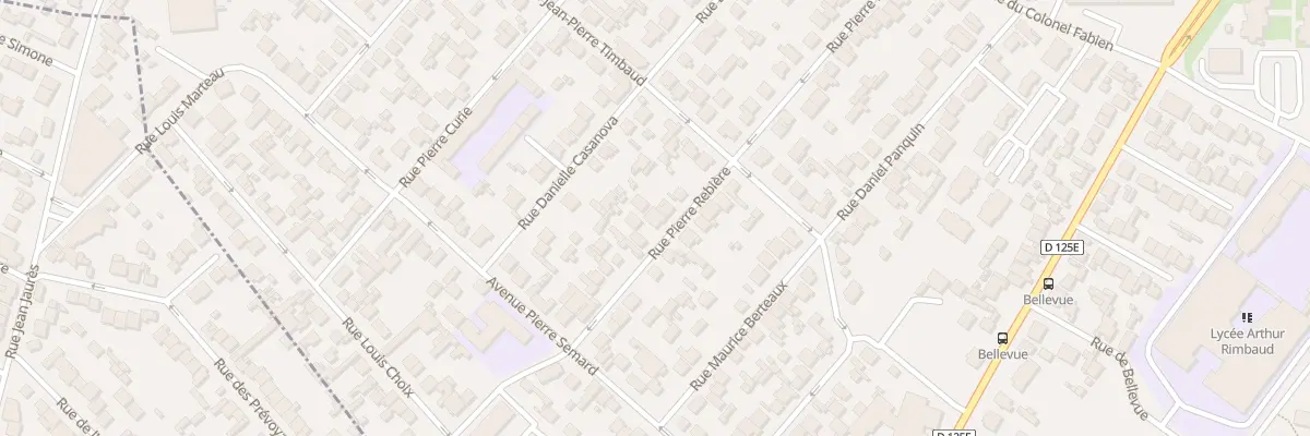Plan du 32 Rue Pierre Rebière à Garges-lès-Gonesse