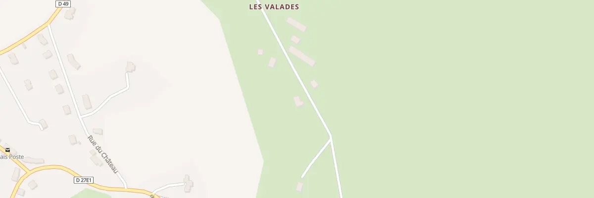Plan du 5264 Les Valades à Aix