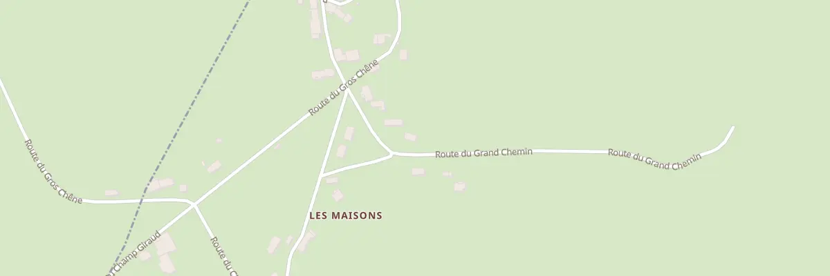 Plan du 117 Rte du Grand Chemin à Nozières