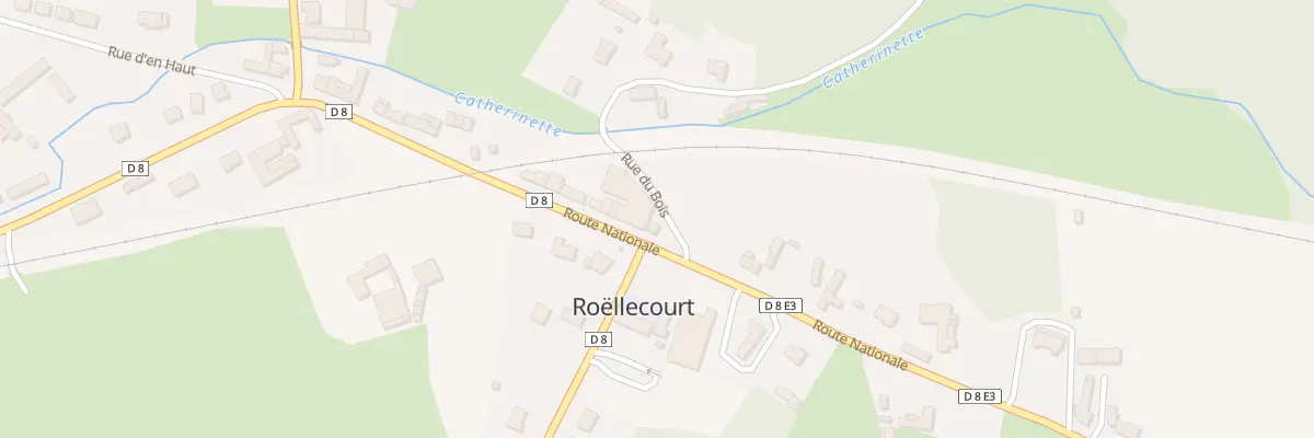 Plan du 93 Rue Nationale à Roëllecourt