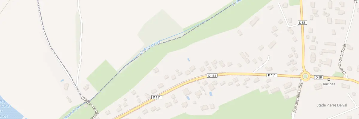 Plan du 28 Rte des Racines à Bourges