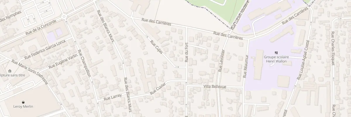 Plan du 4 Rue Cujas à Vitry-sur-Seine