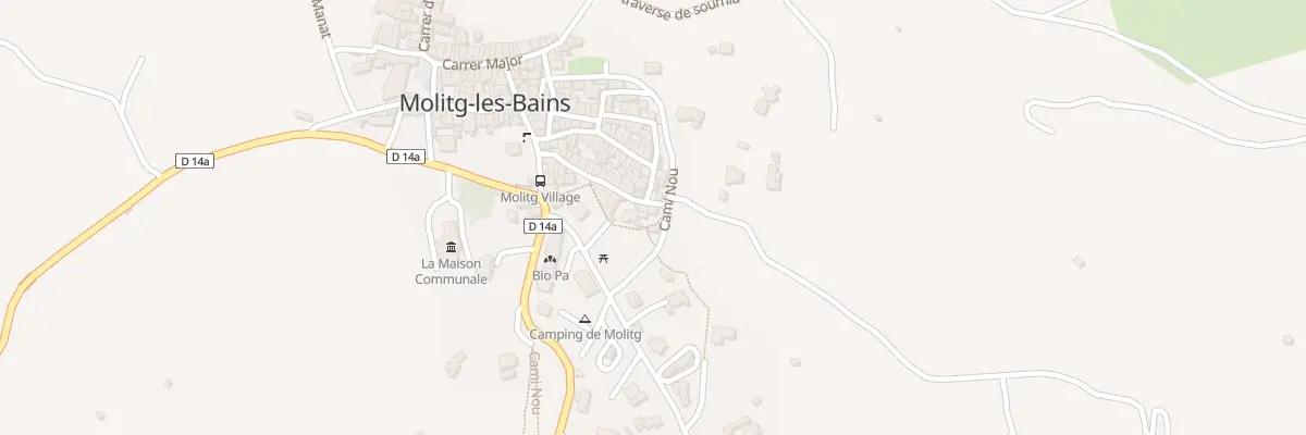 Plan du 47 Cae de Llumbergat à Molitg-les-Bains