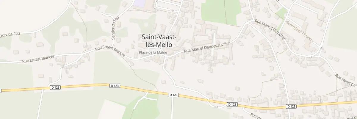 Plan du 50 Rue Marcel Dequevauviller à Saint-Vaast-lès-Mello