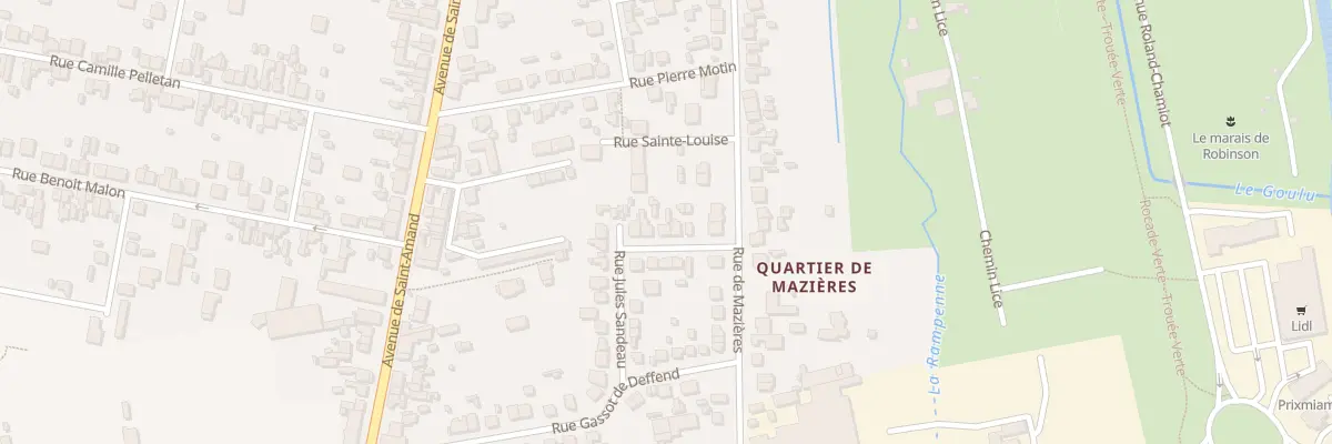 Plan du 4 Rue Jules Sandeau à Bourges