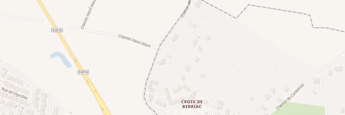 Plan du 10 Che des Cathares à Berriac