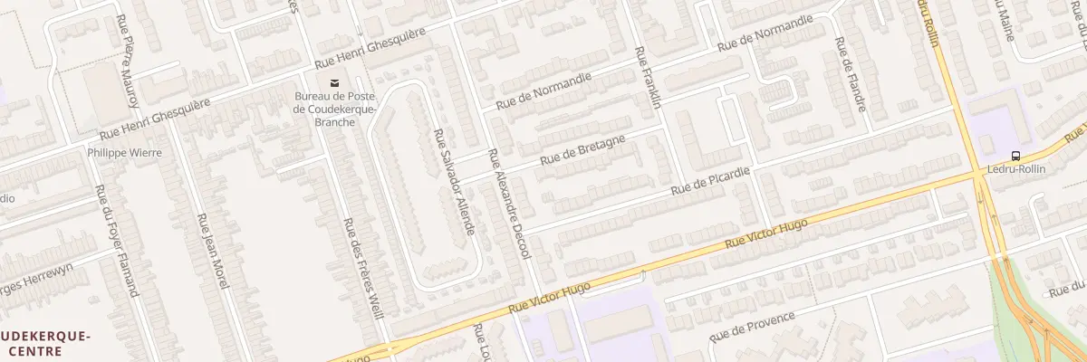 Plan du 2 Rue de Bretagne à Coudekerque-Branche