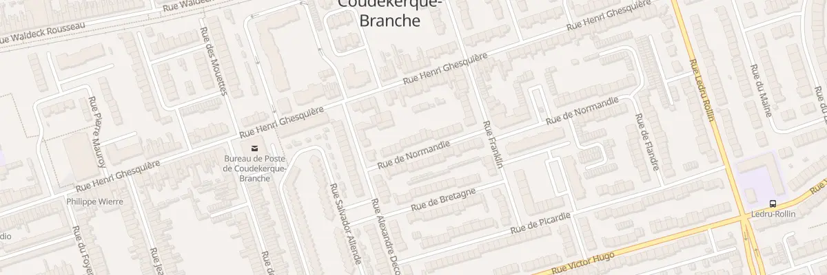 Plan du 13 Rue de Normandie à Coudekerque-Branche