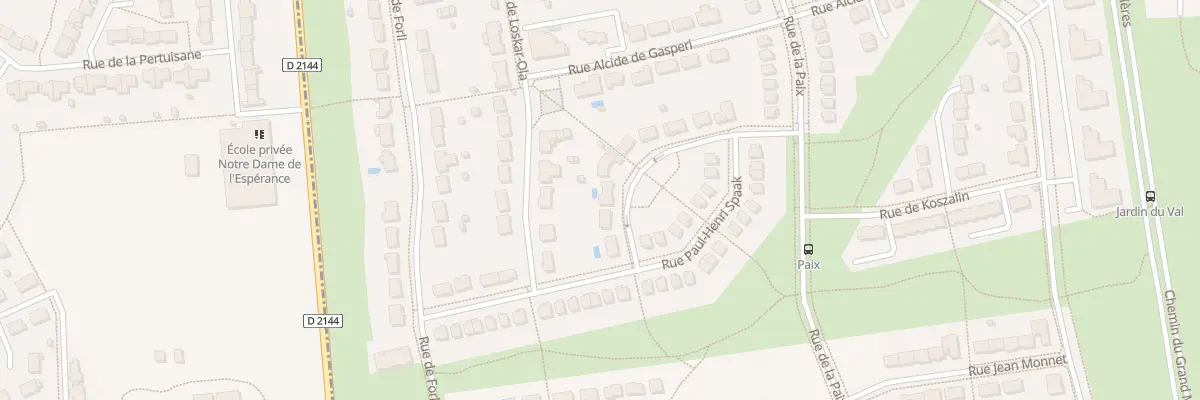 Plan du 15 Rue Paul-Henri Spaak à Bourges