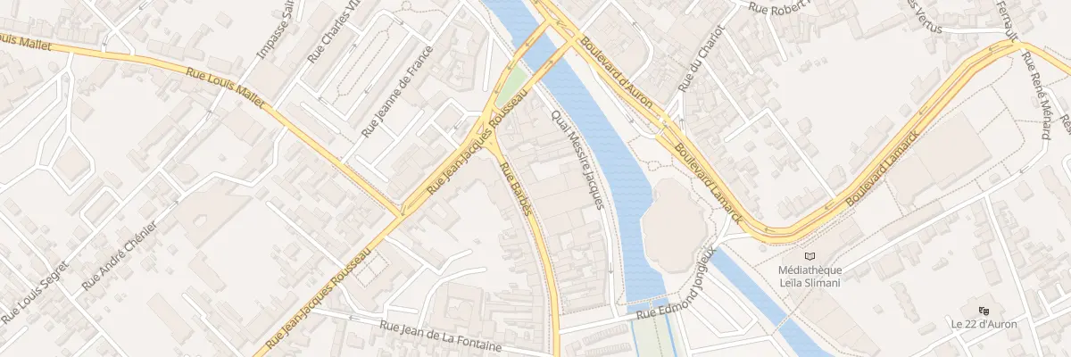 Plan du 11 Rue Barbès à Bourges