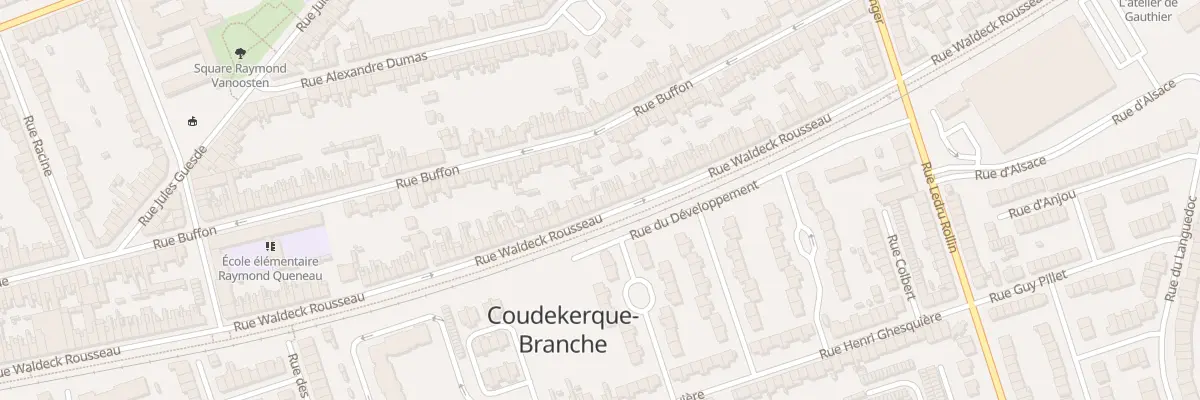 Plan du 97 Rue Waldeck Rousseau à Coudekerque-Branche