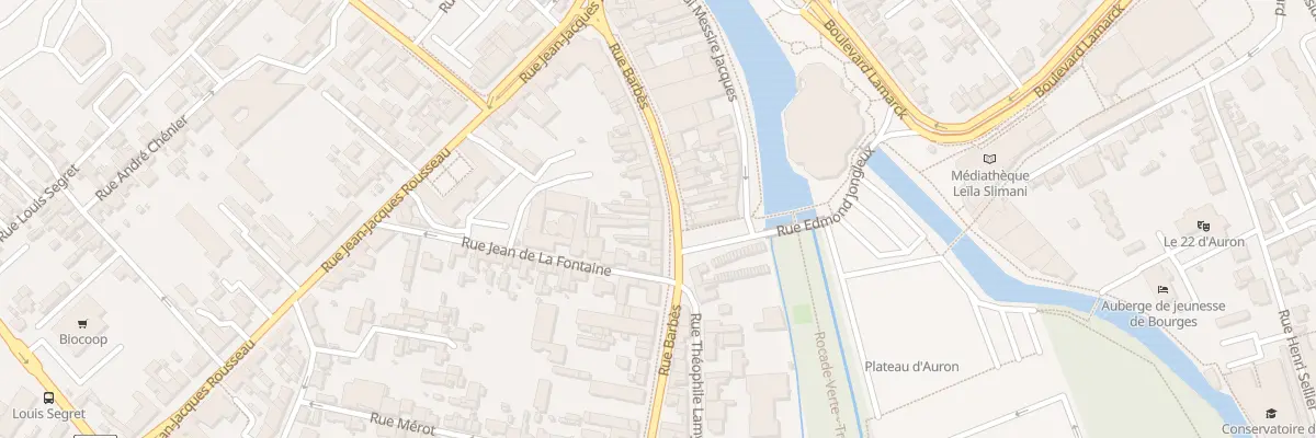 Plan du 28A Rue Barbès à Bourges