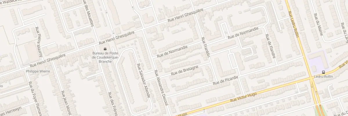 Plan du 10 Rue de Normandie à Coudekerque-Branche